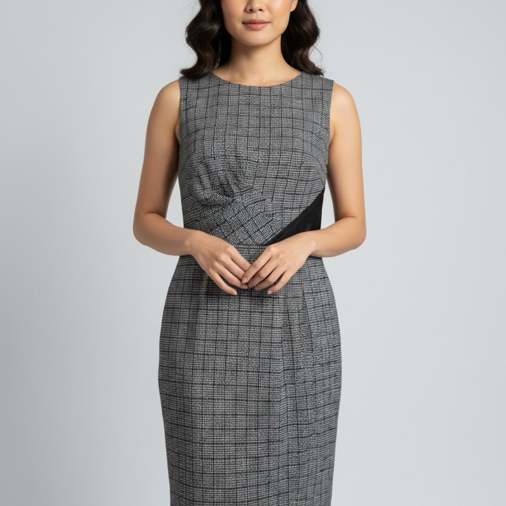 SHAPEWEAR COCKTAIL/WORK DRESS BODYCON COMPRESSION - NUE BY SHANI -SIZE 6 NWT